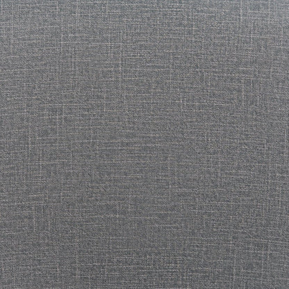 Set of Two 26" Slate Gray and Brown Faux Leather and Steel Counter Height Bar Chairs