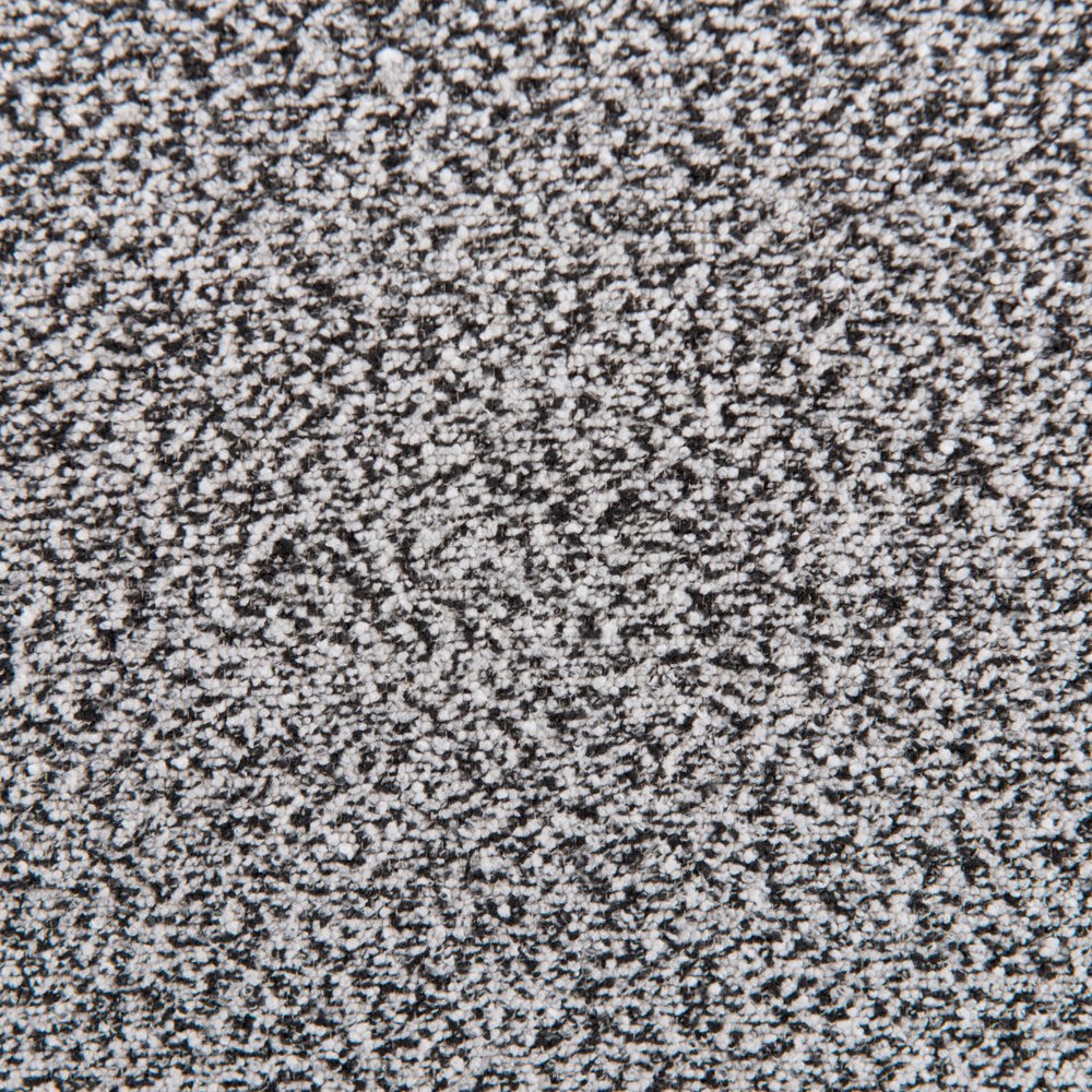 Set of Two 30" Light Gray And Black Shearling And Steel Bar Height Bar Chairs