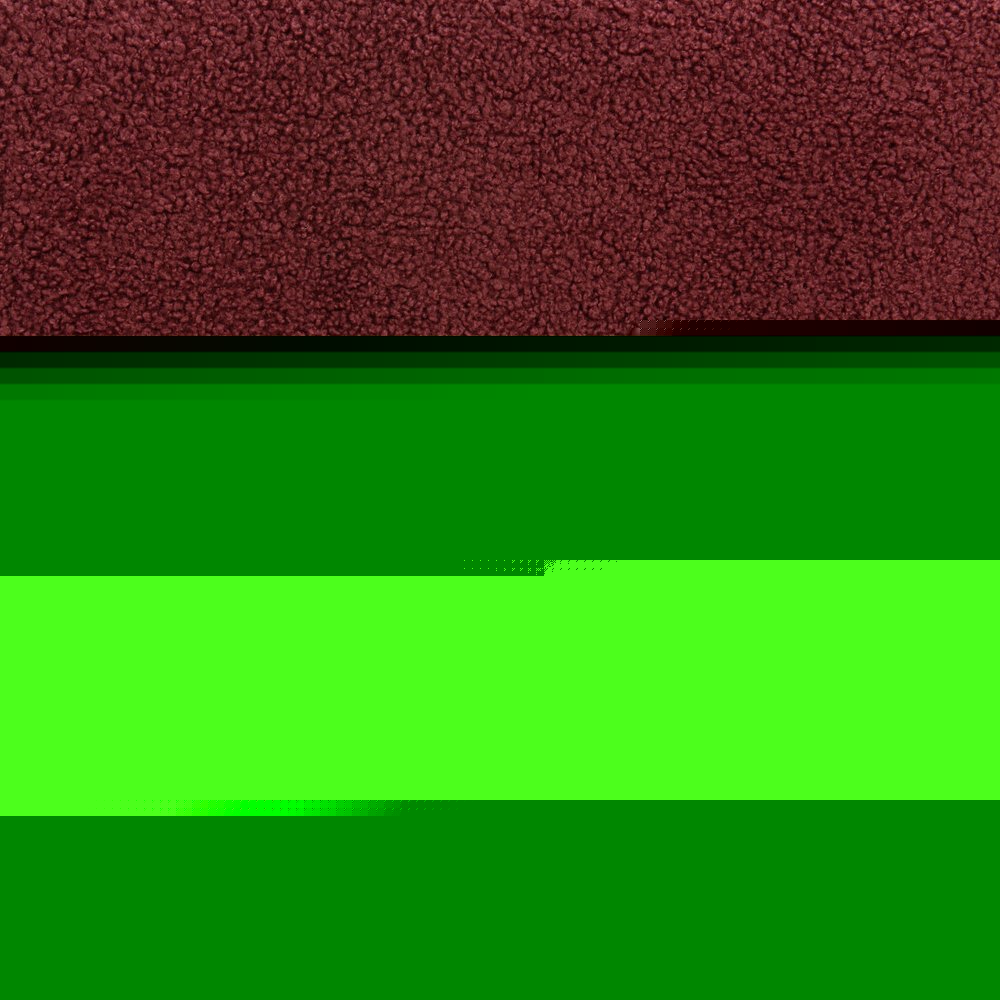 Set of Two 26" Red and Bronze Shearling and Steel Low Back Counter Height Bar Chairs