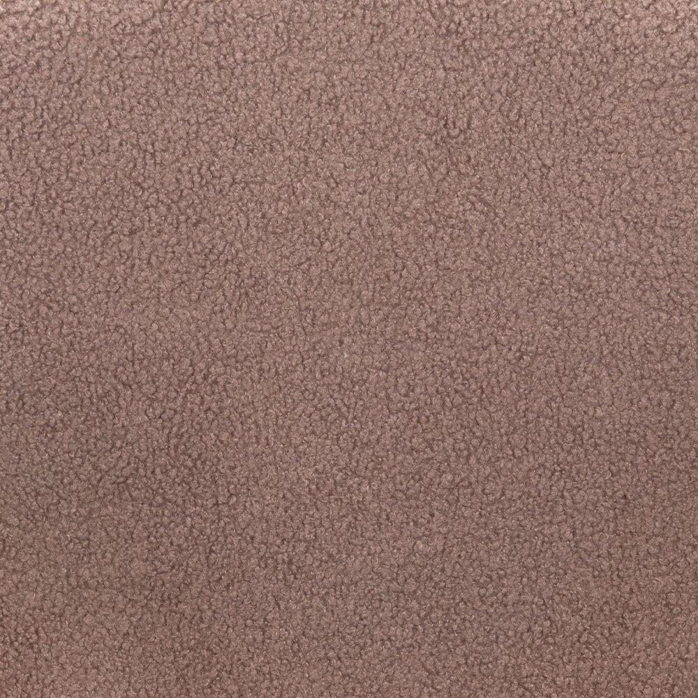 Set of Two 30" Brown and Black Shearling and Steel Low Back Bar Height Bar Chairs