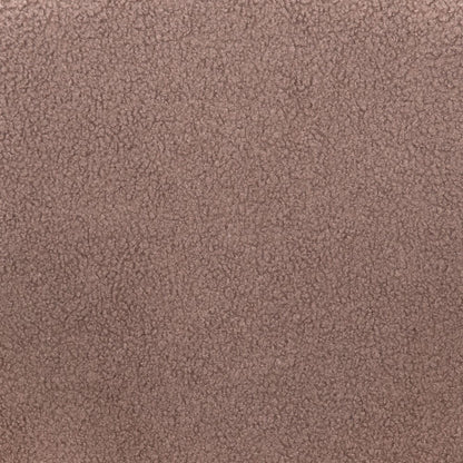 Set of Two 30" Brown and Black Shearling and Steel Low Back Bar Height Bar Chairs