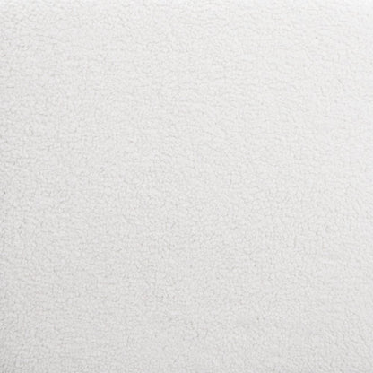 Set of Two 30" Ivory and Black Shearling and Steel Low Back Bar Height Bar Chairs