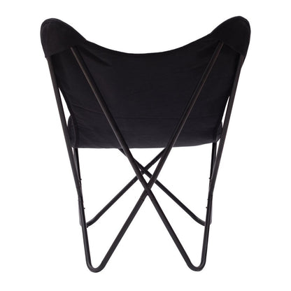26" Black Tropical Butterfly Chair