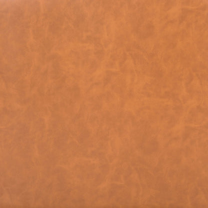 27" Brown And Gold Faux Leather And Faux Leather Arm Chair