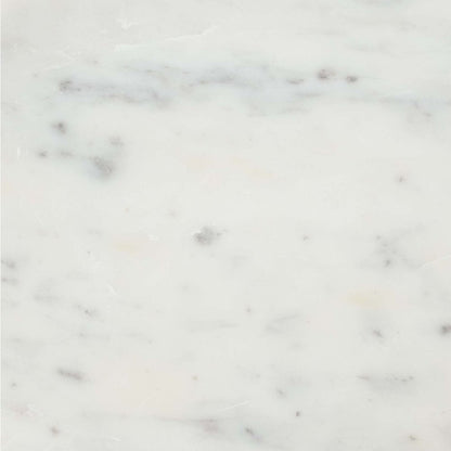 22" White And Gold Marble And Iron Round Pedestal End Table