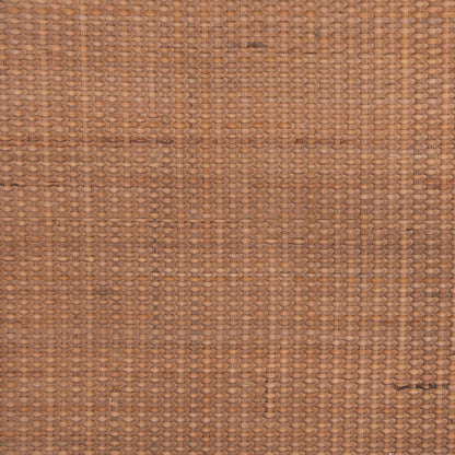 23" Natural and Gray Rattan and Steel Round End Table