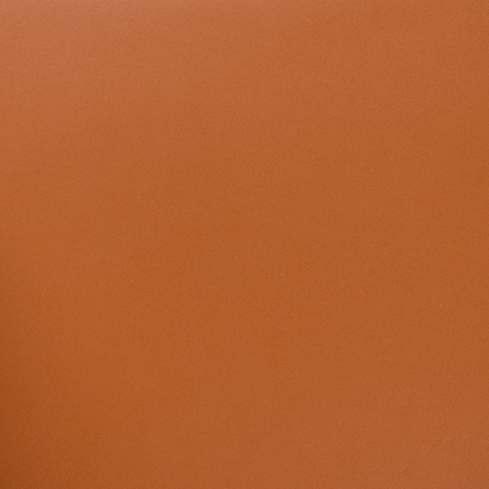 Orange And Black Faux Leather Dining Side Chair