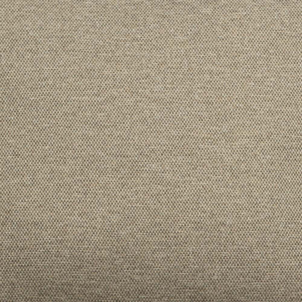 32" Gray And Taupe Woven Aluminum Outdoor Arm Chair with Taupe Cushion