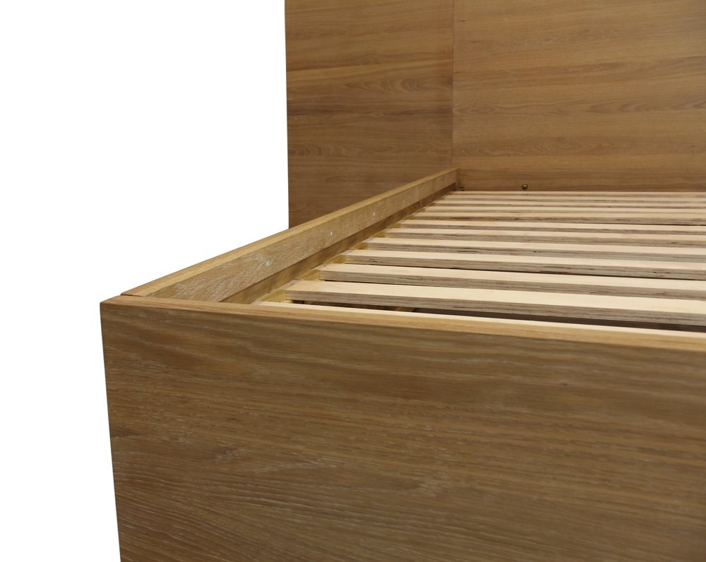 Natural Wood Queen Bed Frame