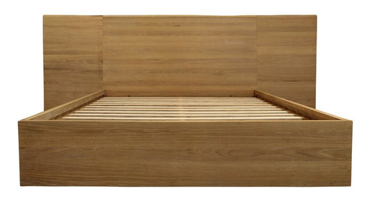 Natural Wood King Bed Frame