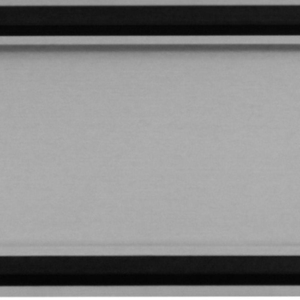 Gray Ribbed Texture Wood And Upholstery Full Bed Frame