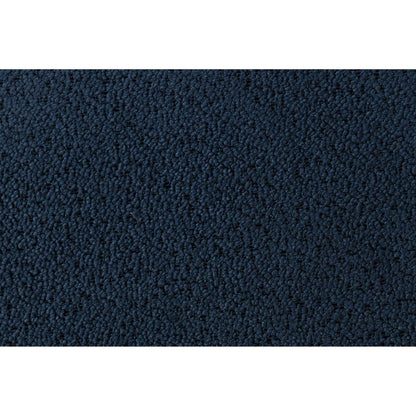 Navy Blue And Upholstered Lighted Queen Bed Frame with USB