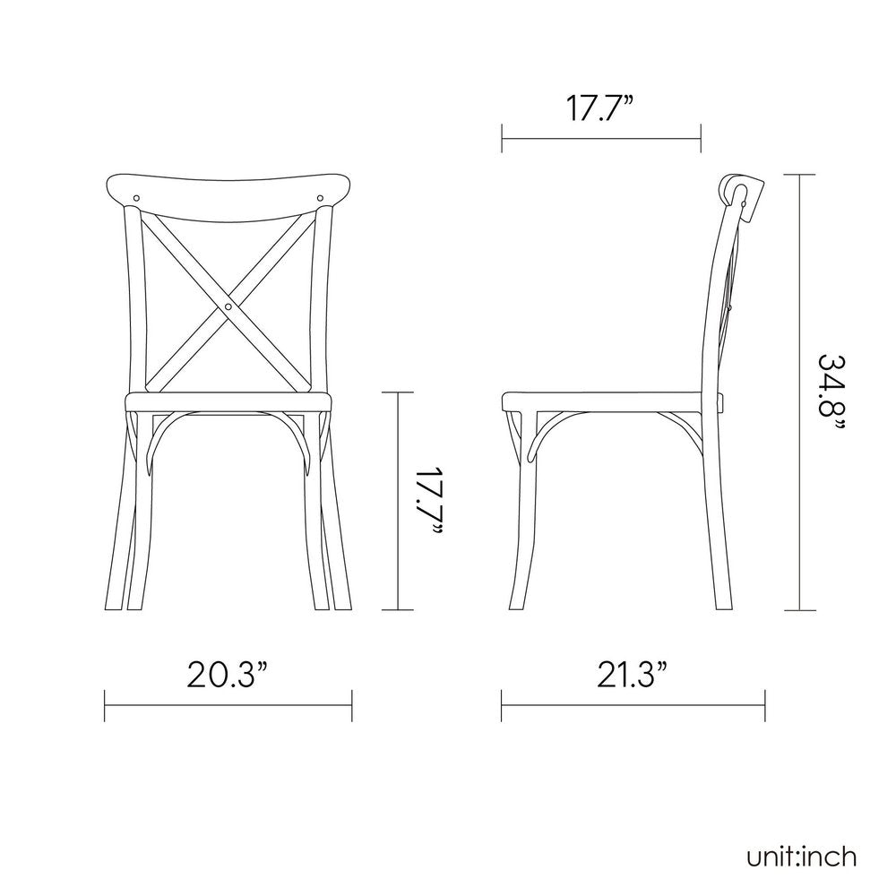 Set of Two Yellow Heavy Duty Plastic Outdoor Dining Chairs