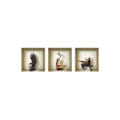 Set of Three Lia Faux Niche 3D Peel and Stick Wall Decals