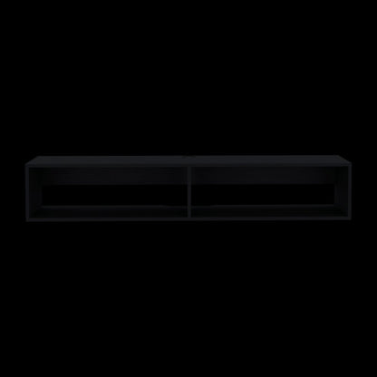 59" Black Floating Mount TV Stand