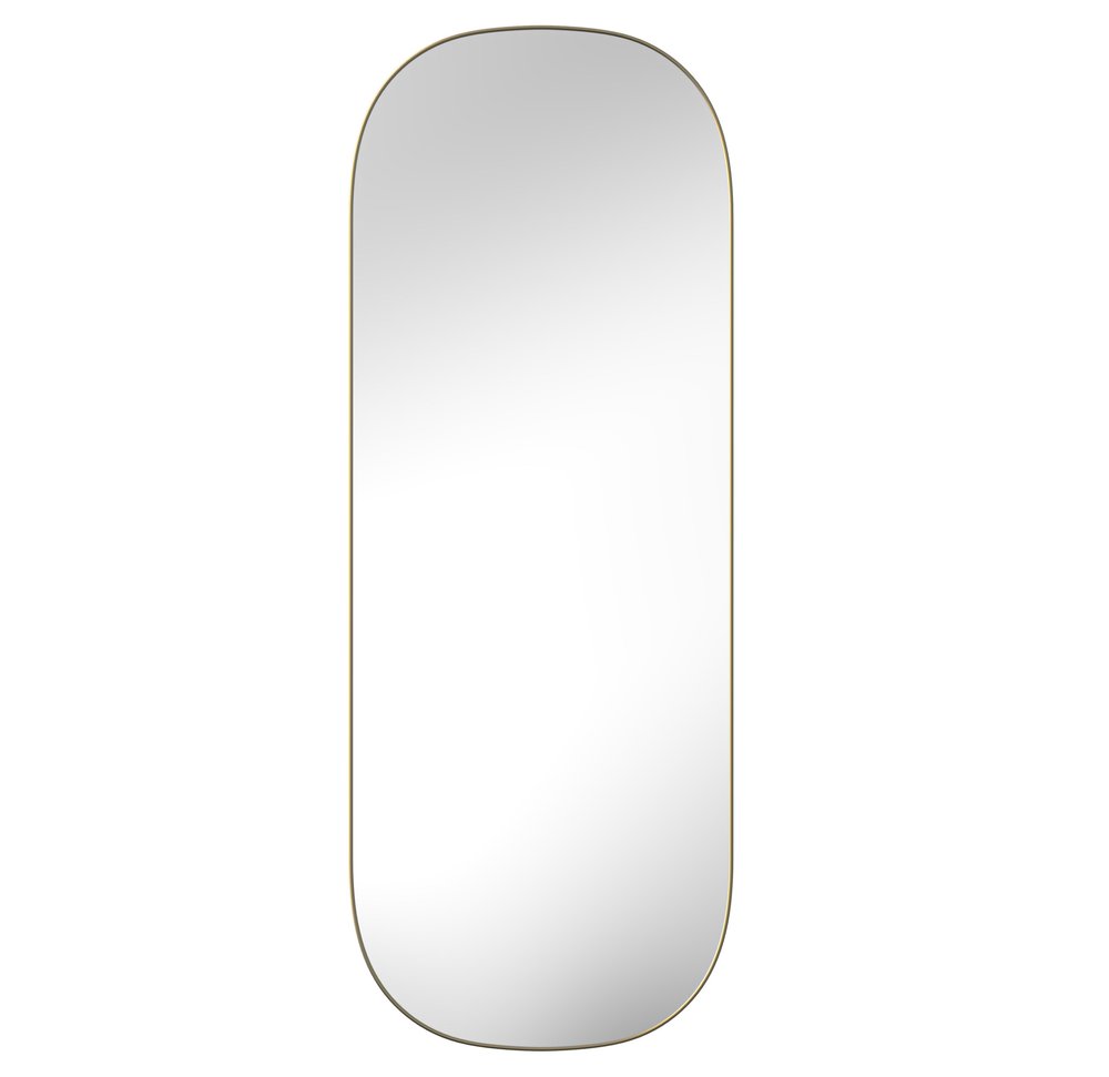 47" Gold Oval Framed Full Length Hanging Mirror