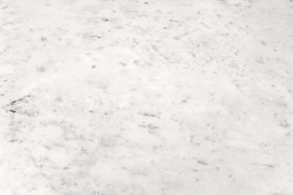48" White And Black Genuine Marble And Solid Wood Square Coffee Table