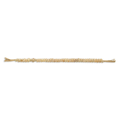 40" Brown Wood Rods And Rope Decorative Tassel