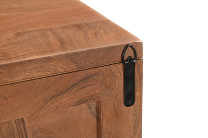 60" Natural Live Edge Solid Wood Six Drawer Double Dresser