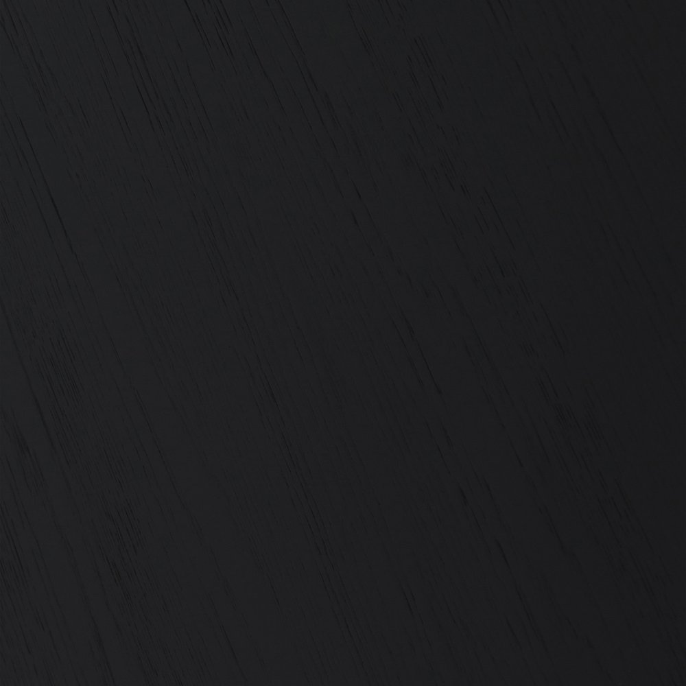 Five Piece Black Round Dining Set with Four Chairs