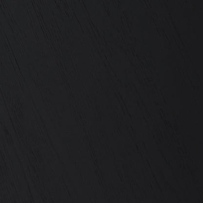 Six Piece Black Round Dining Set with Four Chairs and Sideboard