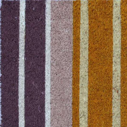18" X 30" Beige and Black Coir Home Sweet Home Outdoor Door Mat