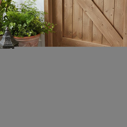 18" X 30" Beige and Pink Coir Floral Outdoor Door Mat