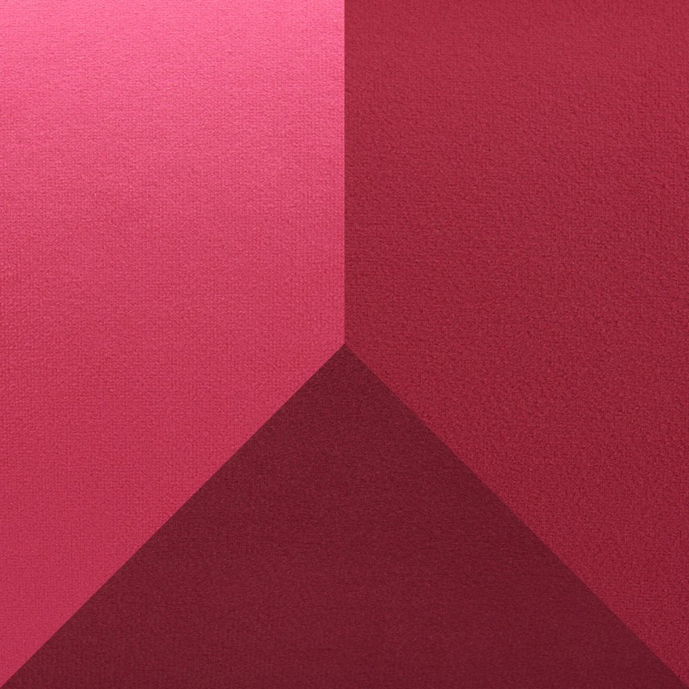 41" Red And Gold Velvet And Upholstered Arm Chair