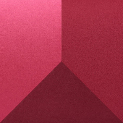 41" Red And Gold Velvet And Upholstered Arm Chair