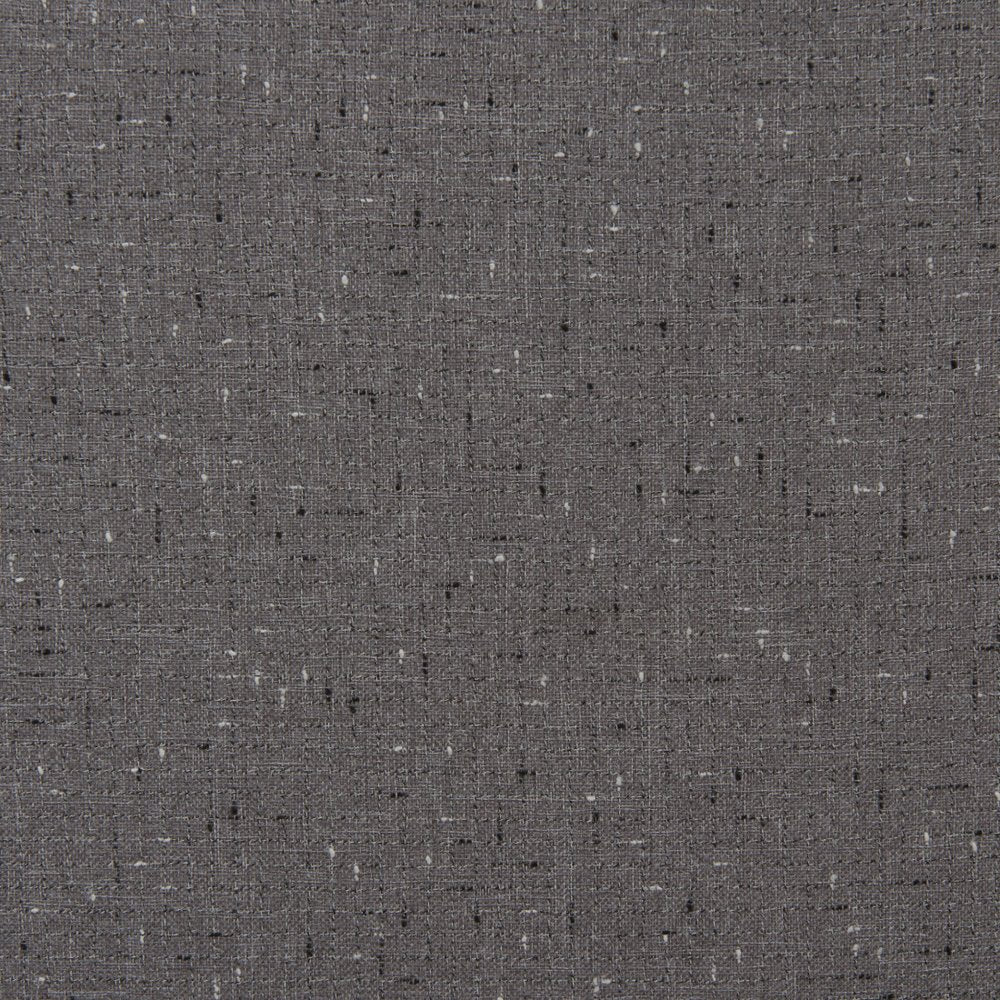 34" Gray And Brown Upholstered Arm Chair