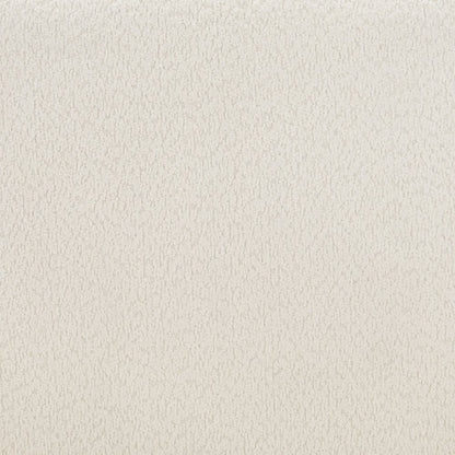 29" Ivory Faux Shearling And Upholstered Side Chair