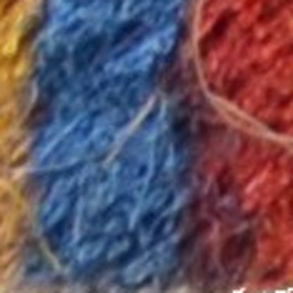 18" X 47" Blue and Green Coir Striped Outdoor Door Mat