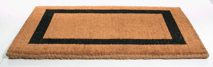 24" X 48" Brown and Black Coir Outdoor Door Mat