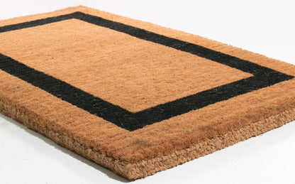 24" X 48" Brown and Black Coir Outdoor Door Mat