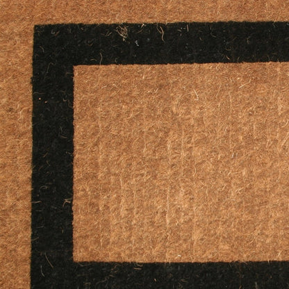 36" X 60" Brown and Black Coir Outdoor Door Mat
