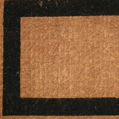 36" X 60" Brown and Black Coir Outdoor Door Mat