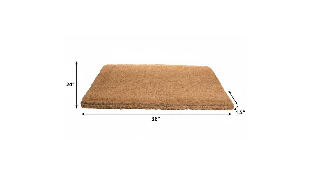 24" X 36" Brown Coir Outdoor Door Mat