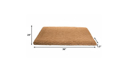 24" X 36" Brown Coir Outdoor Door Mat
