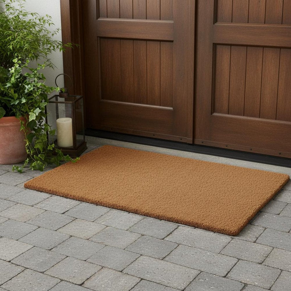 18" X 47" Brown Coir Outdoor Door Mat