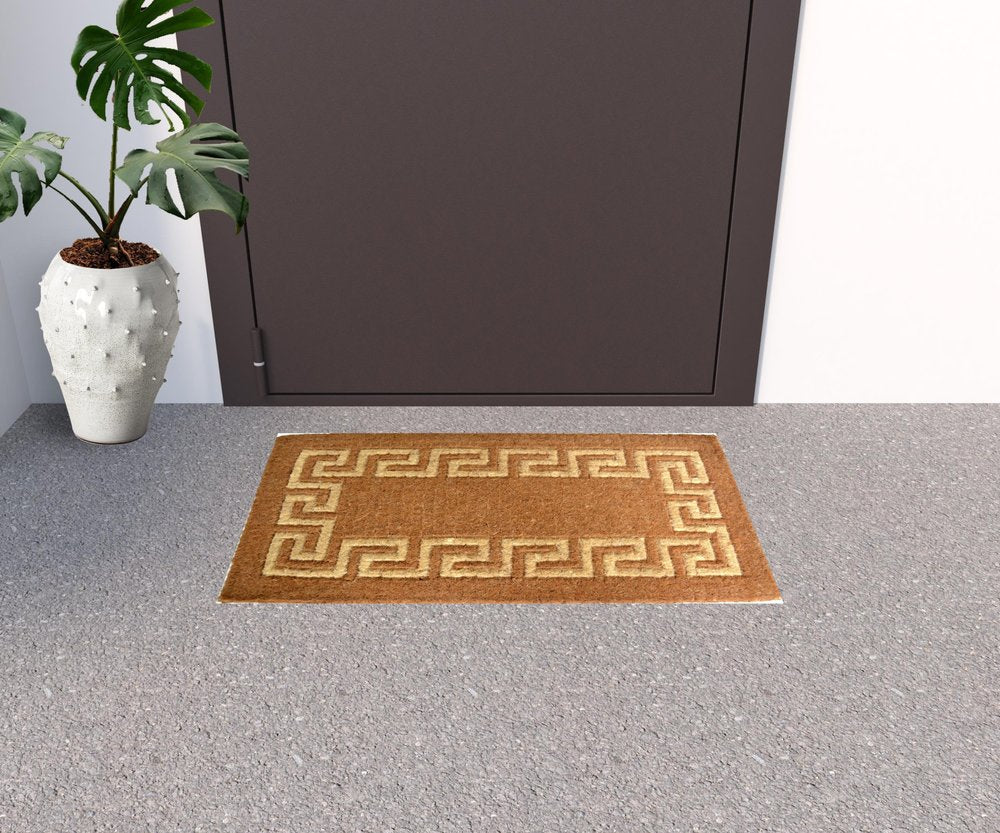18" X 30" Brown Coir Outdoor Door Mat