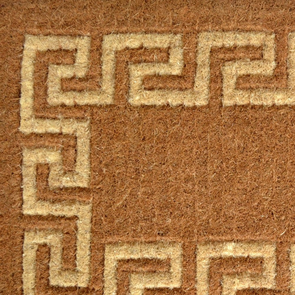 24" X 39" Brown Coir Outdoor Door Mat