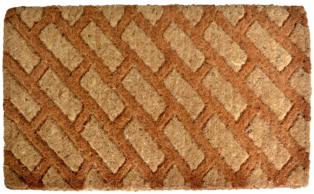 18" X 30" Brown Coir Outdoor Door Mat