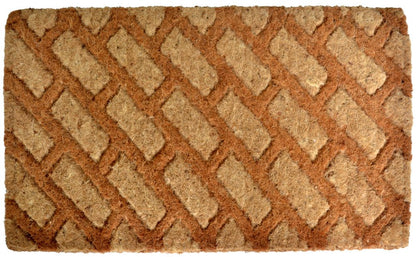 18" X 30" Brown Coir Outdoor Door Mat