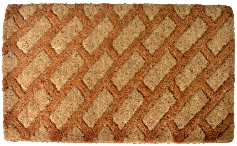 18" X 30" Brown Coir Outdoor Door Mat
