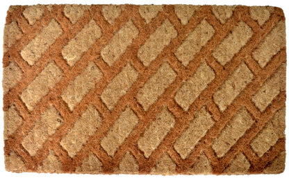 18" X 30" Brown Coir Outdoor Door Mat