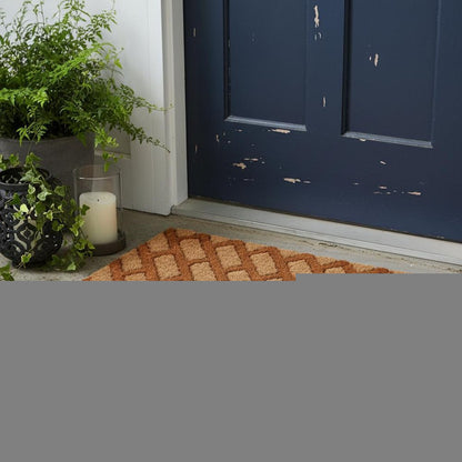 18" X 30" Brown Coir Outdoor Door Mat