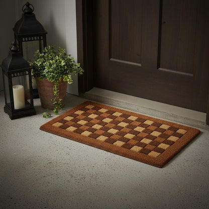 18" X 30" Brown Coir Outdoor Door Mat