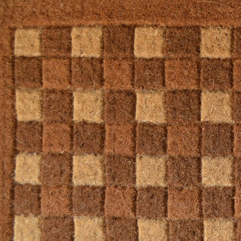 18" X 30" Brown Coir Outdoor Door Mat