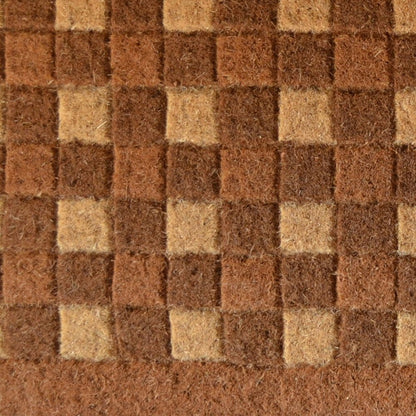 18" X 30" Brown Coir Outdoor Door Mat