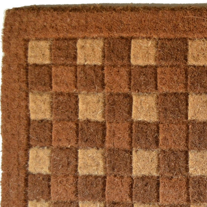 18" X 30" Brown Coir Outdoor Door Mat